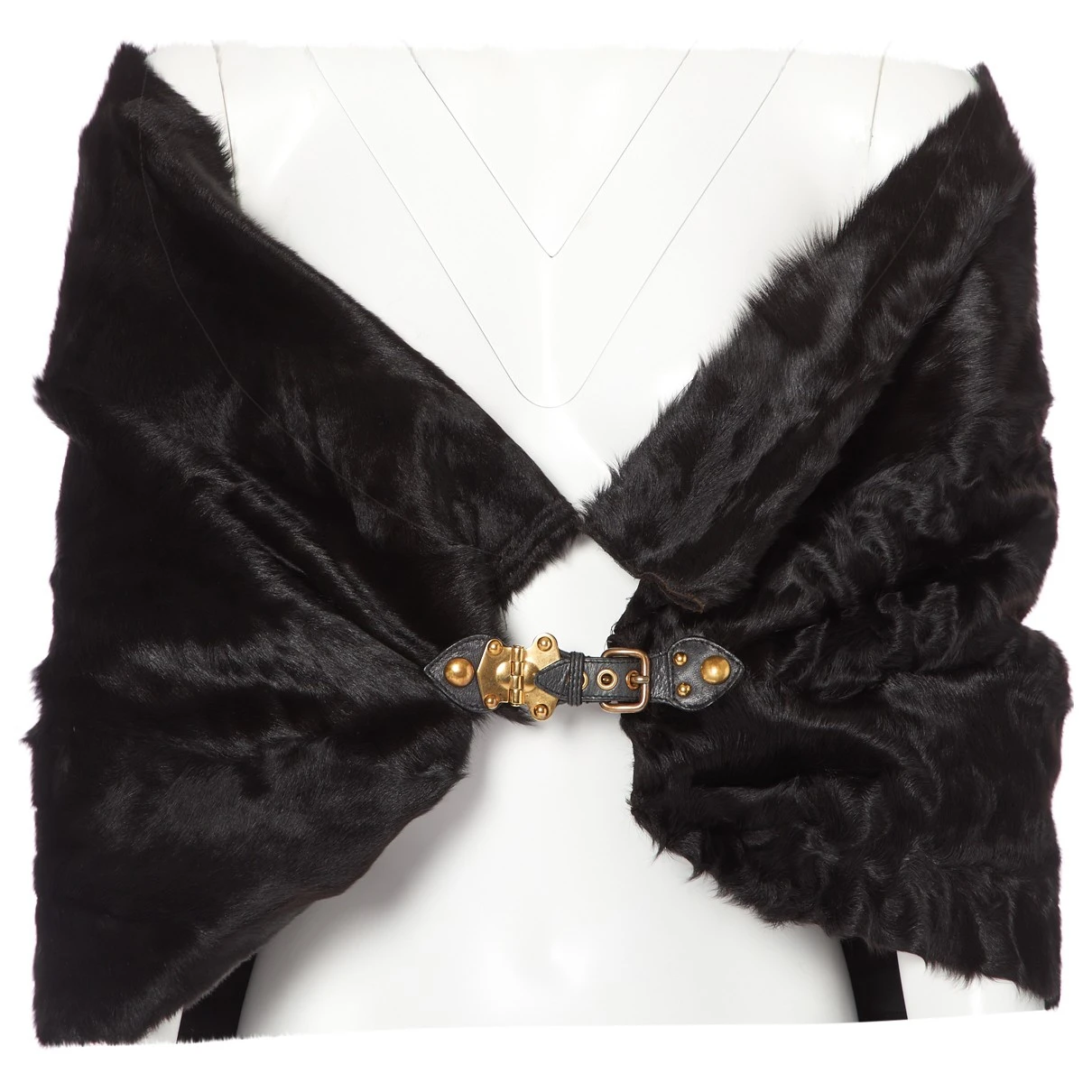 Miu Miu Echarpe en astrakan